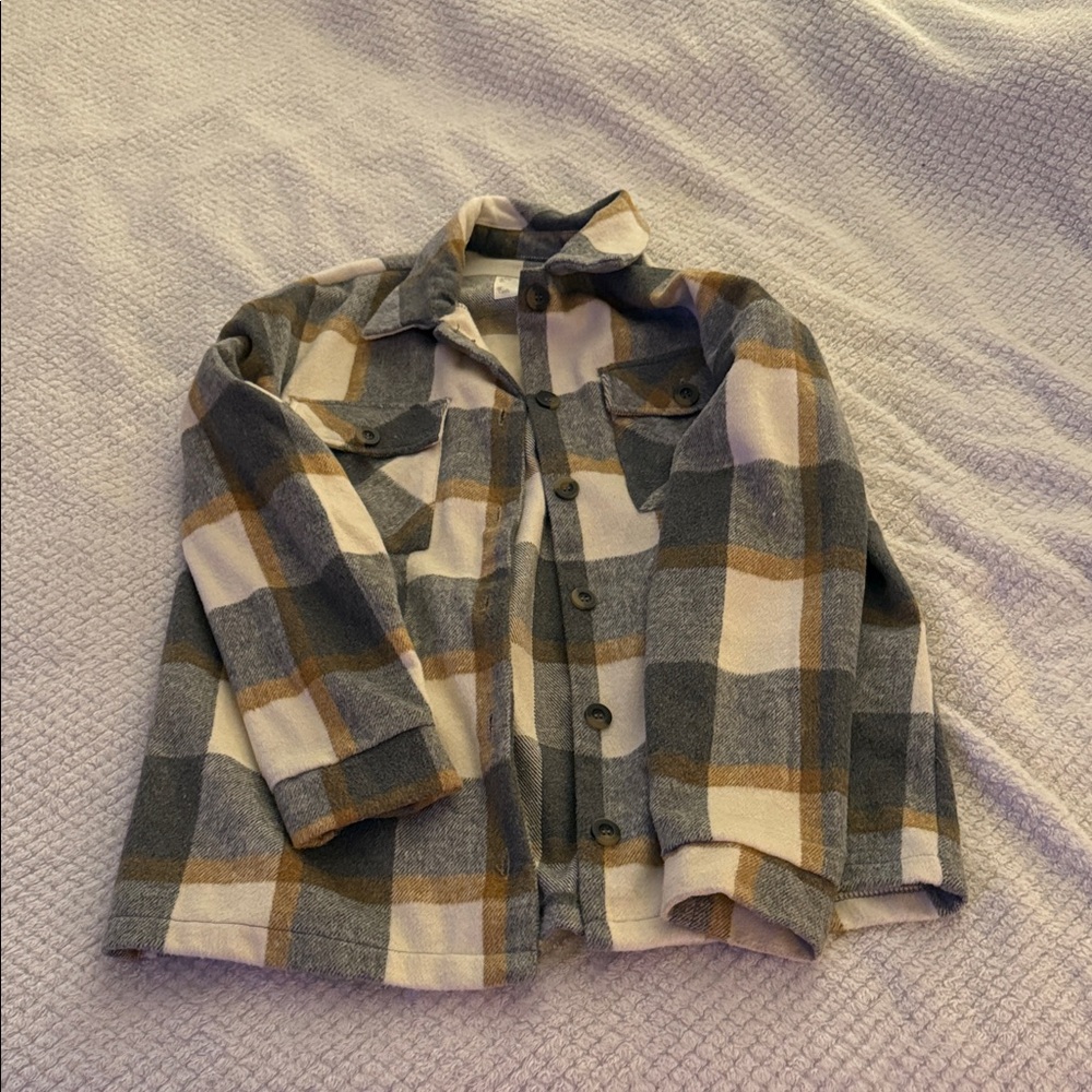 Altar'd State Multicolor Plaid Shirt